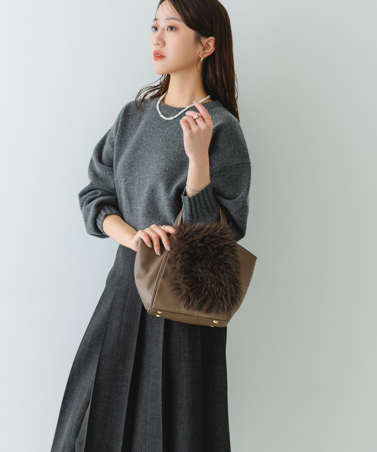 RODE SKO「フラッフィーフラップハンドバッグ」|ハンドバッグ|