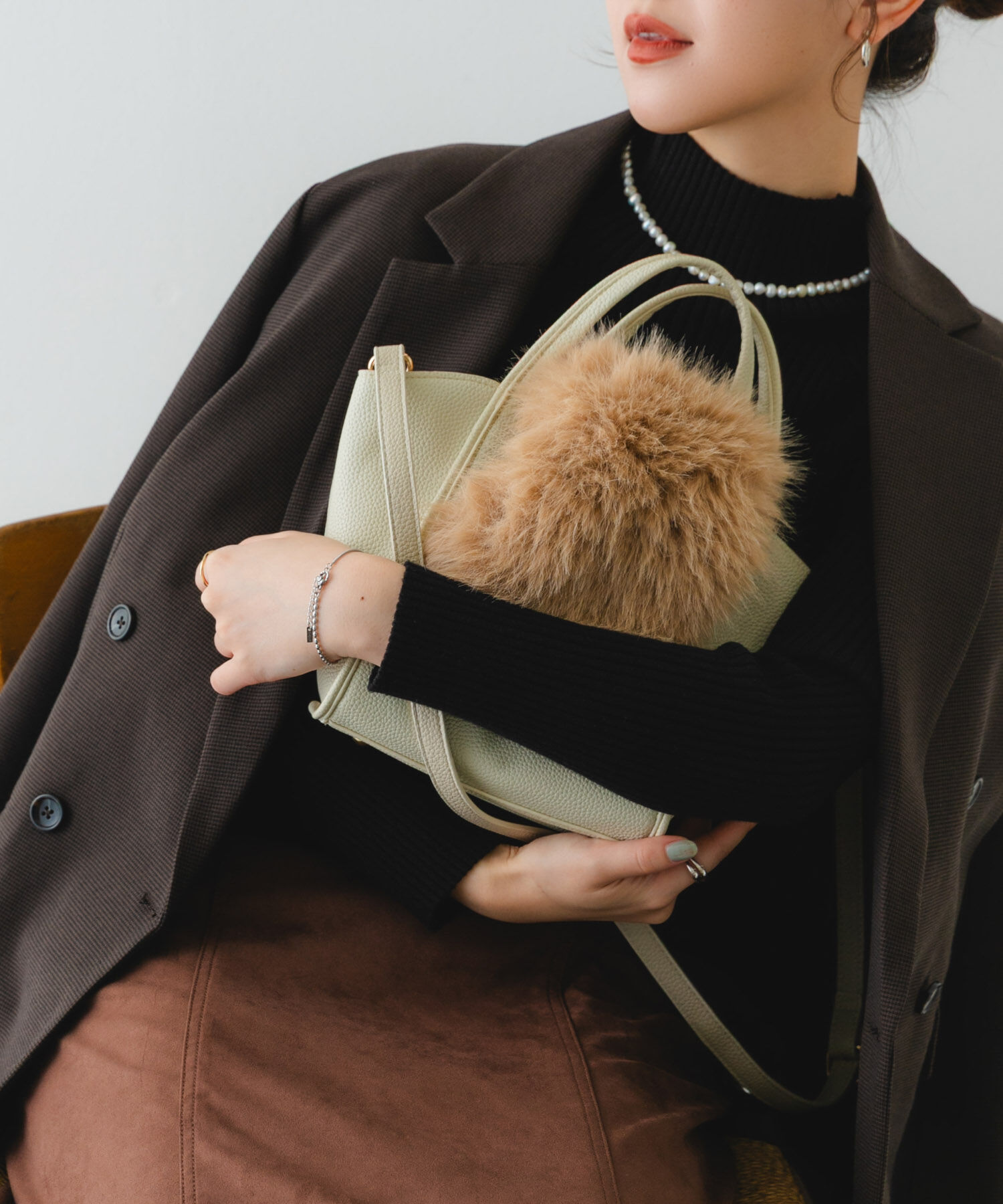 RODE SKO「フラッフィーフラップハンドバッグ」|ハンドバッグ|