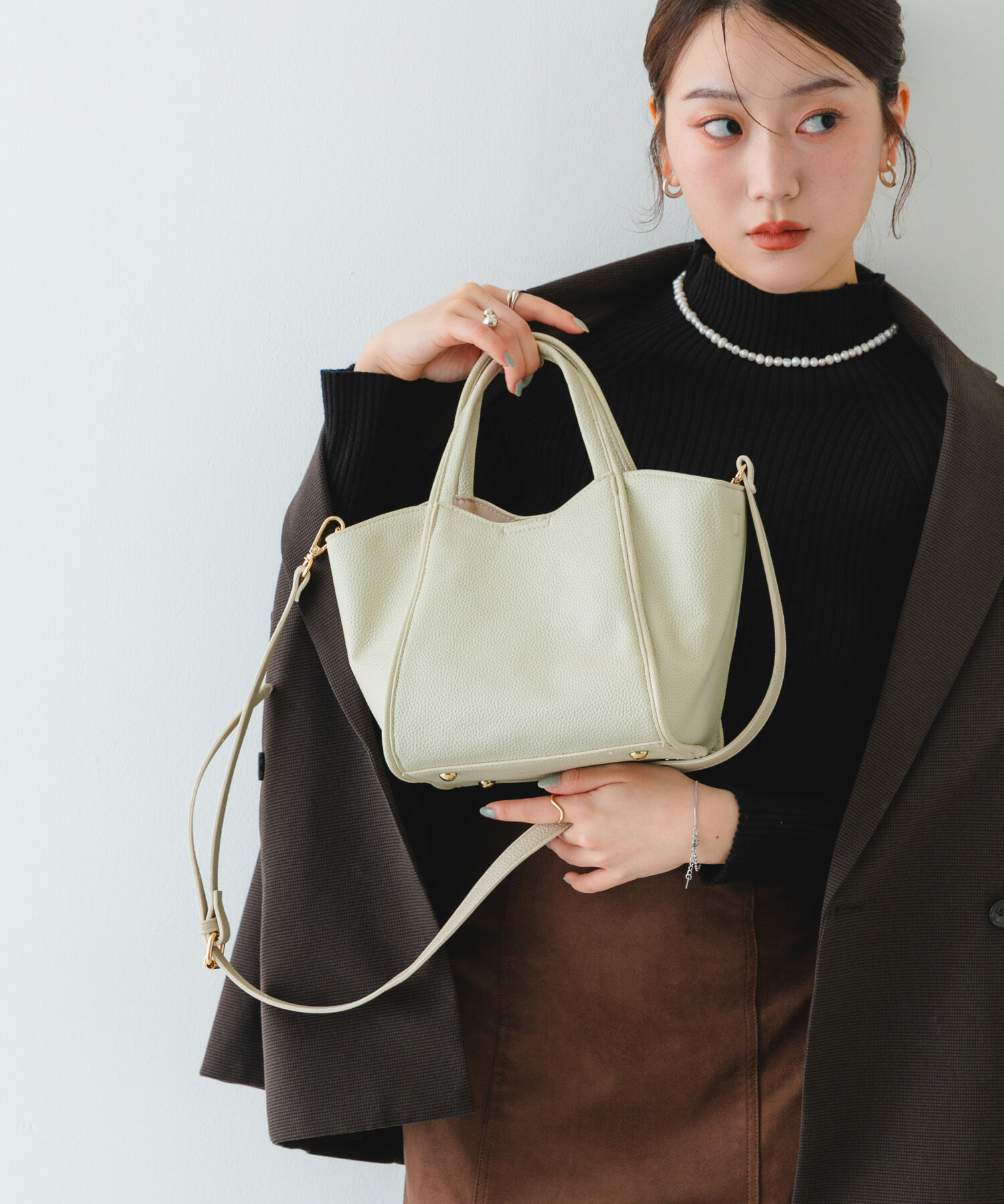 RODE SKO「フラッフィーフラップハンドバッグ」|ハンドバッグ|