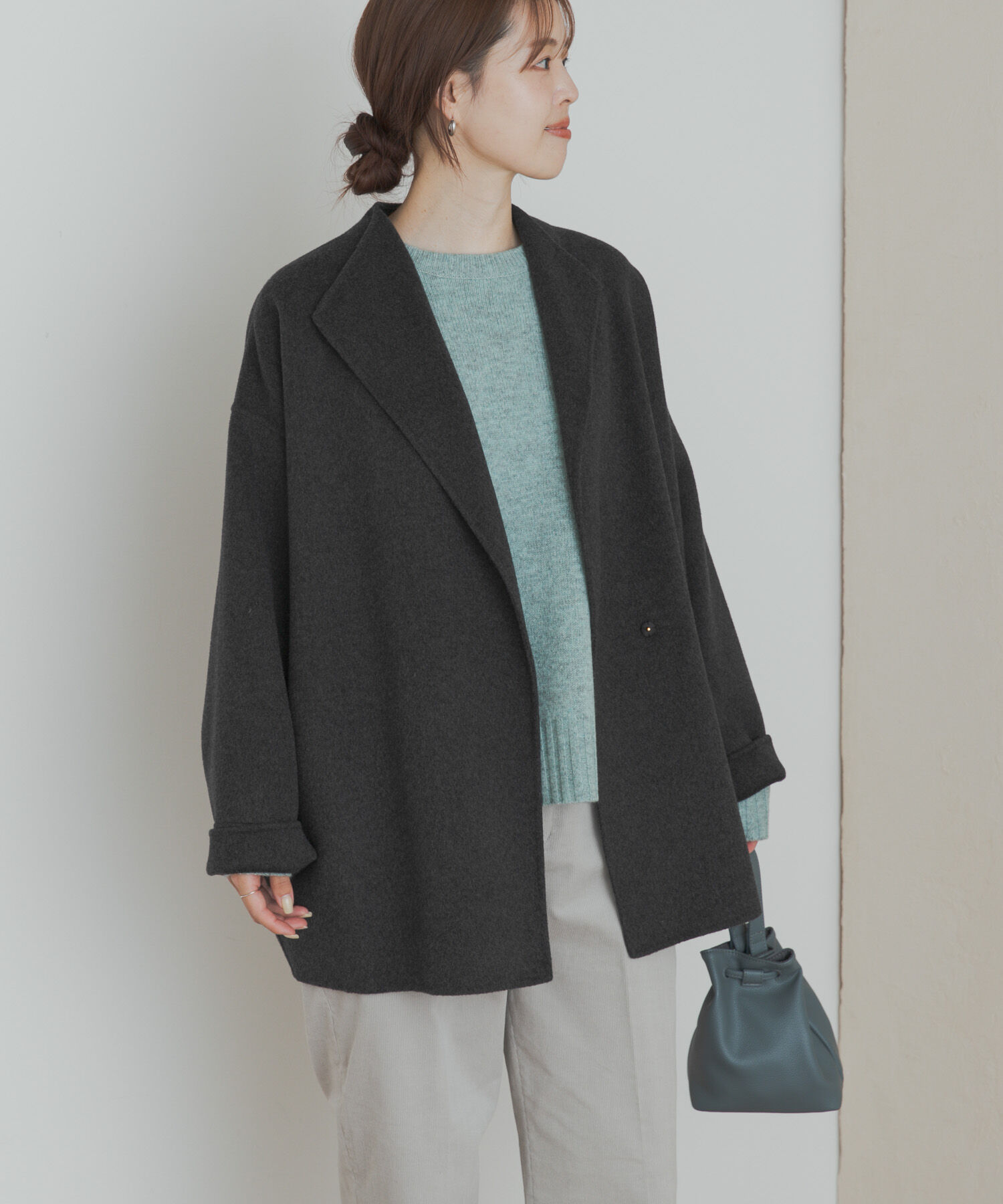 ウールリバーミドルガウンコート（URBAN RESEARCH DOORS）｜ルミネの