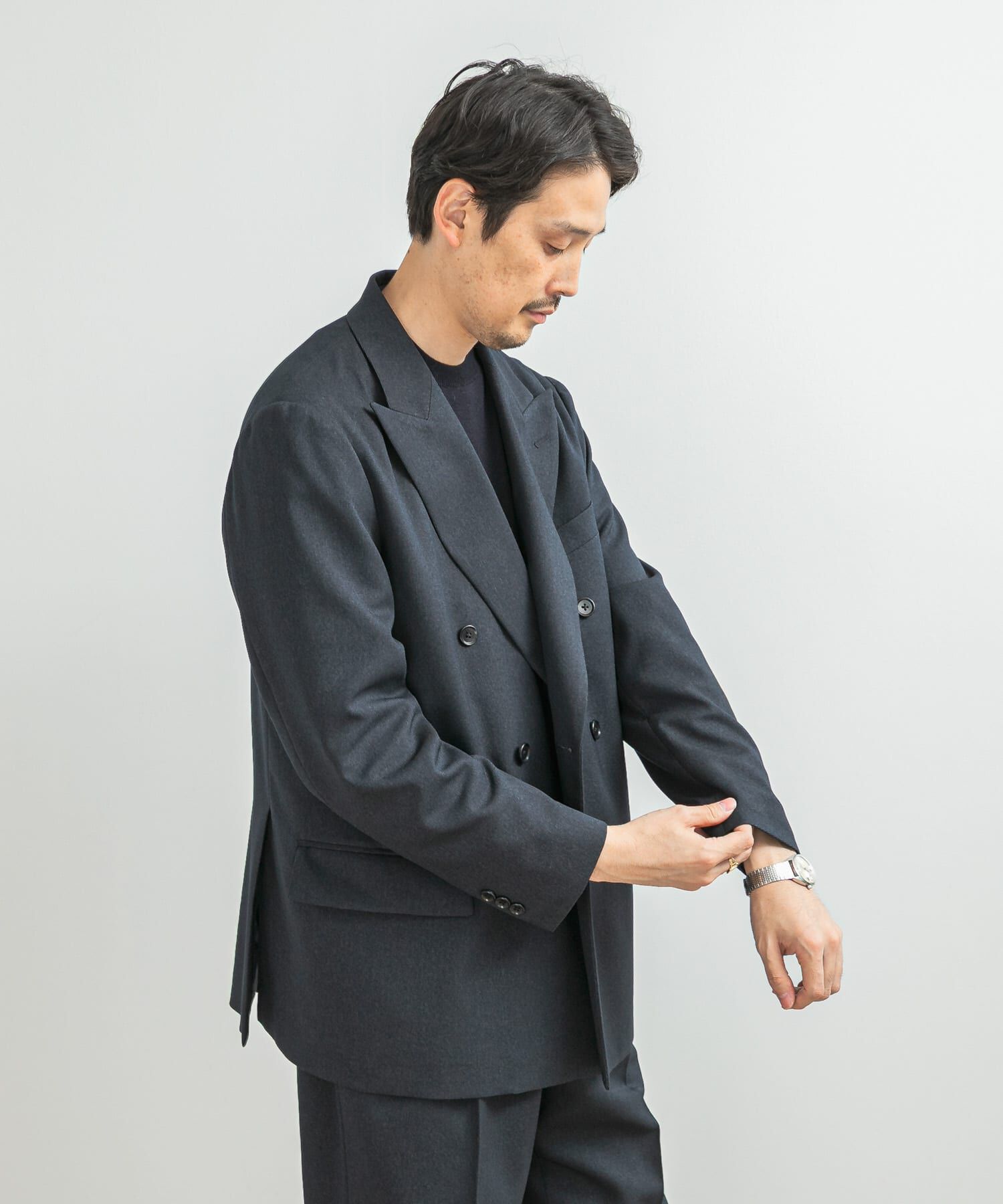 URBAN RESEARCH DOORS「LIFE STYLE TAILOR　ピンヘッドツイルストレッチWジャケット」|その他|