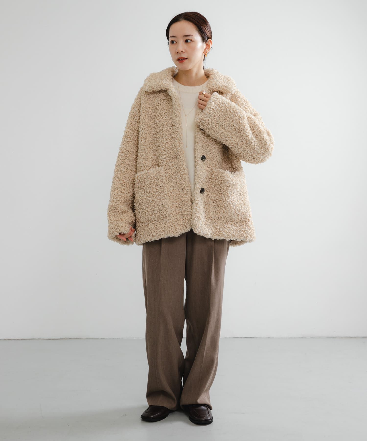 ECOPELカーリーファーコート（URBAN RESEARCH）｜ルミネのファッション