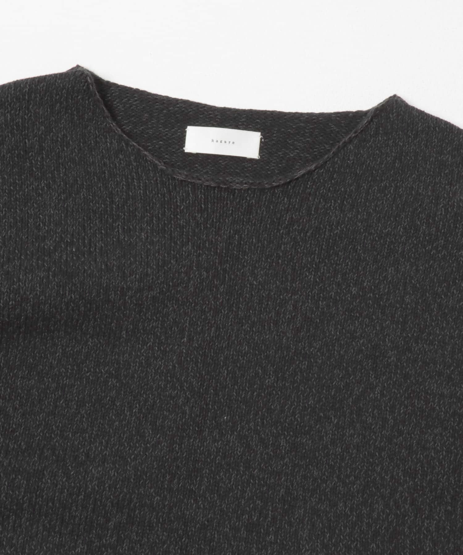 かぐれ「テープヤーンボートネックニット」|ニット・セーター|