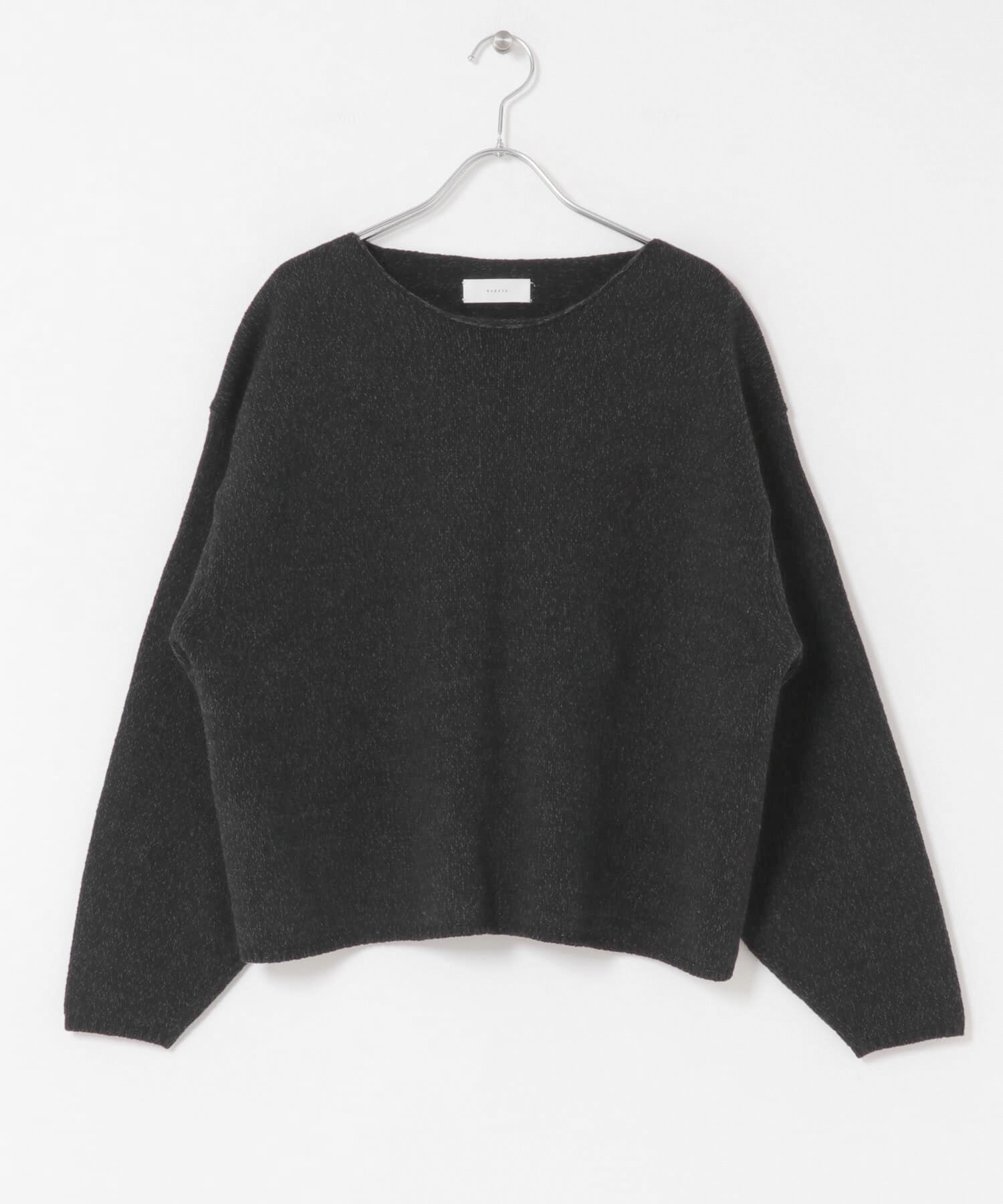 かぐれ「テープヤーンボートネックニット」|ニット・セーター|