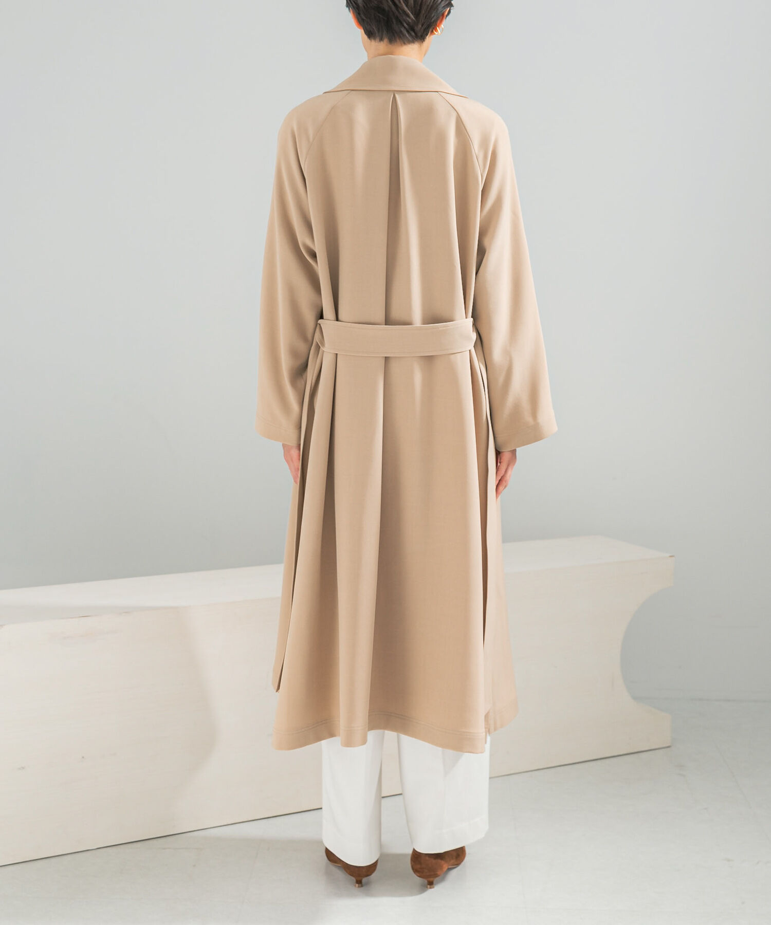 URBAN RESEARCH ROSSO「撥水 ロングガウンコート」|トレンチコート|