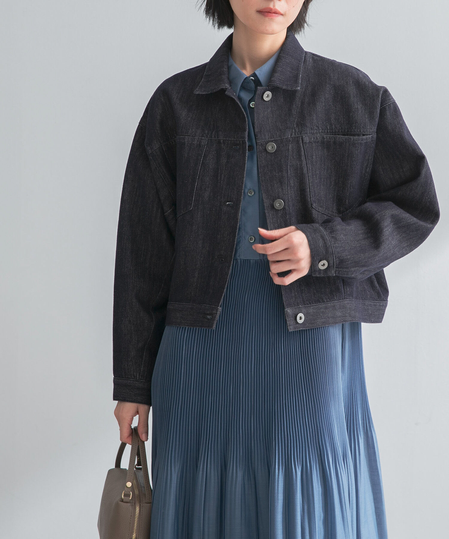 URBAN RESEARCH ROSSO「デニムドルマンジャケット」|デニムジャケット|インディゴブルー