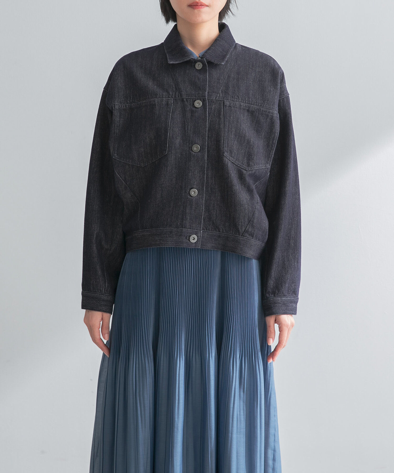 URBAN RESEARCH ROSSO「デニムドルマンジャケット」|デニムジャケット|