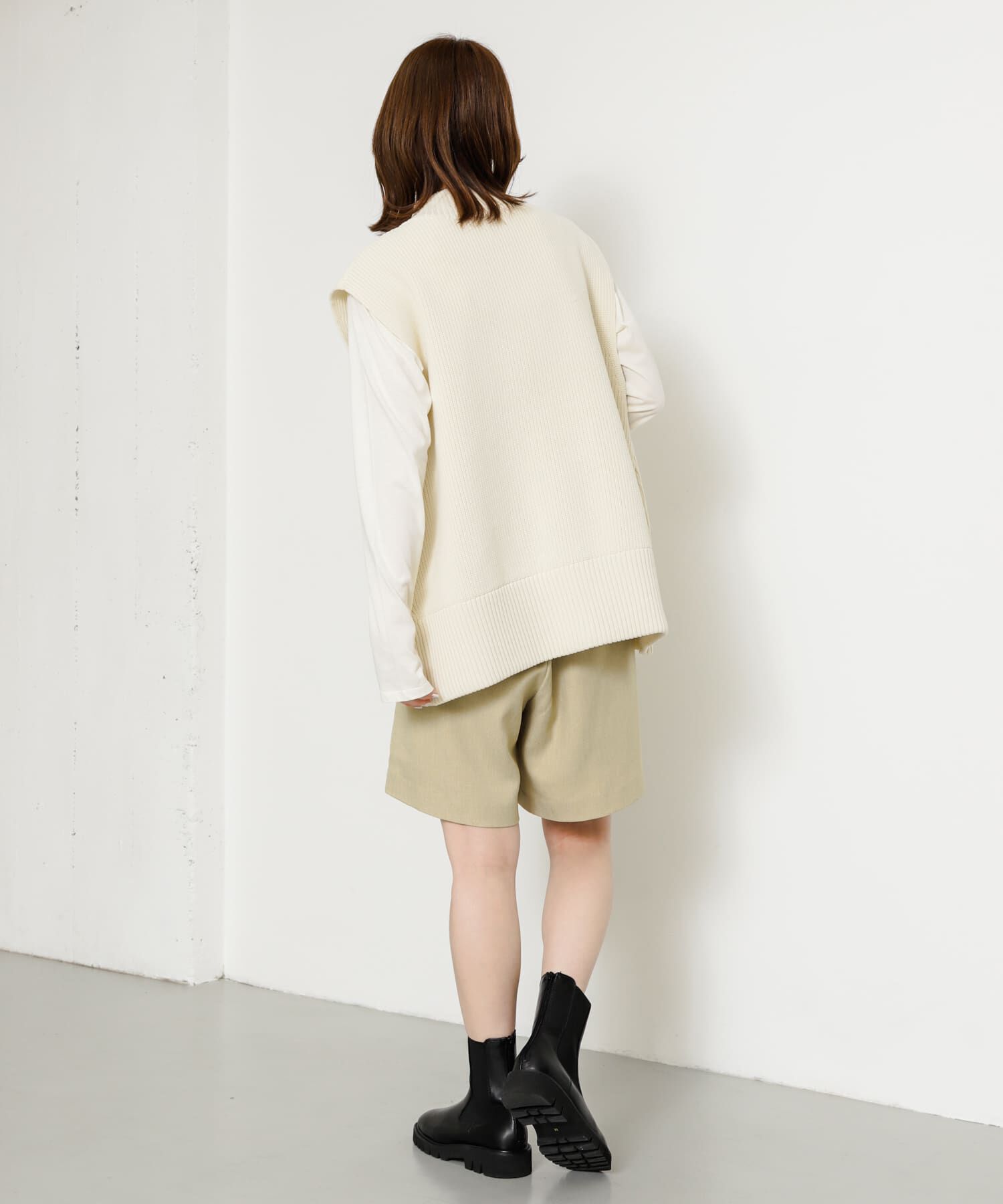 SENSE OF PLACE by URBAN RESEARCH「ジップニットベスト」|ベスト・ジレ|