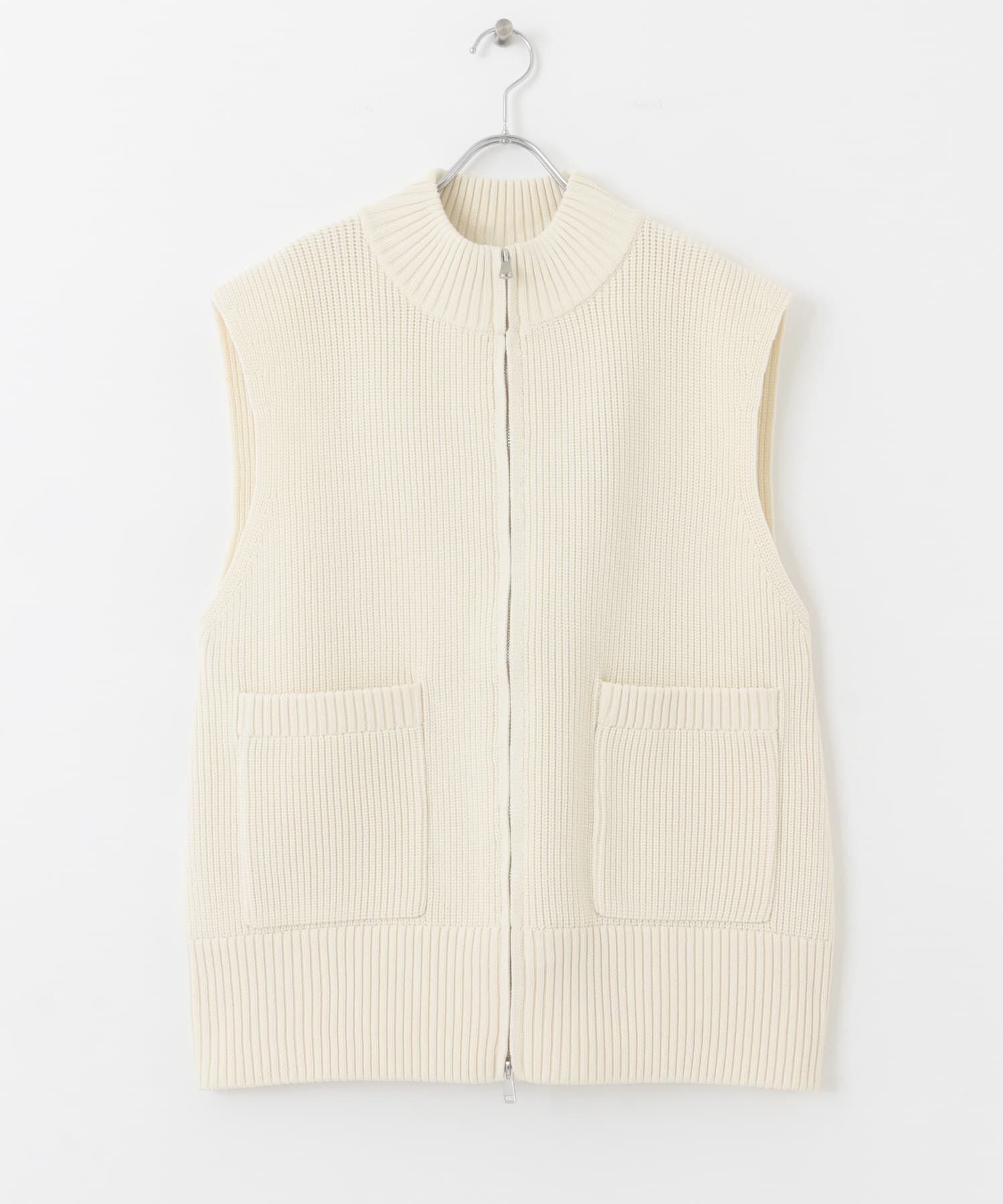 SENSE OF PLACE by URBAN RESEARCH「ジップニットベスト」|ベスト・ジレ|