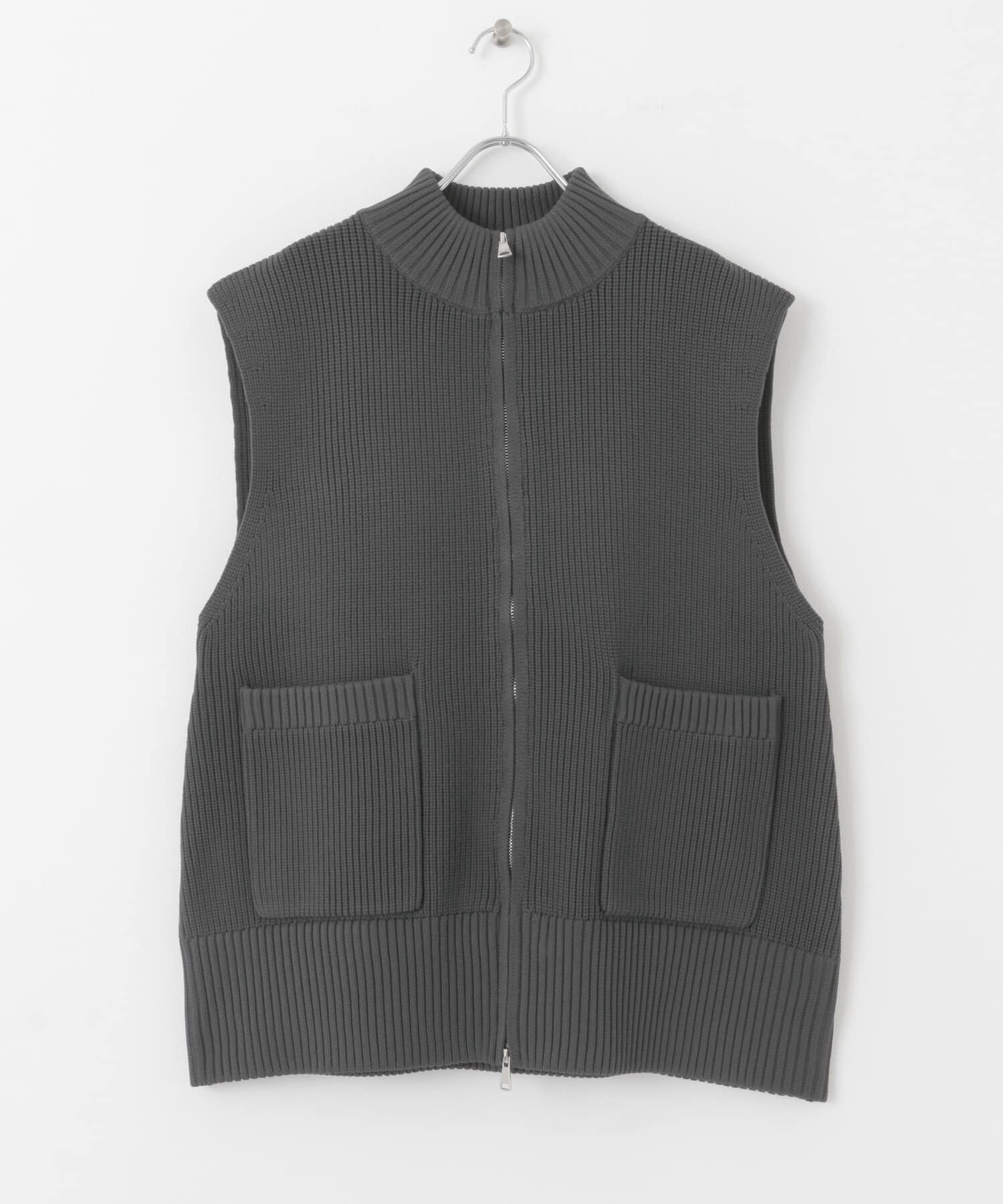 SENSE OF PLACE by URBAN RESEARCH「ジップニットベスト」|ベスト・ジレ|