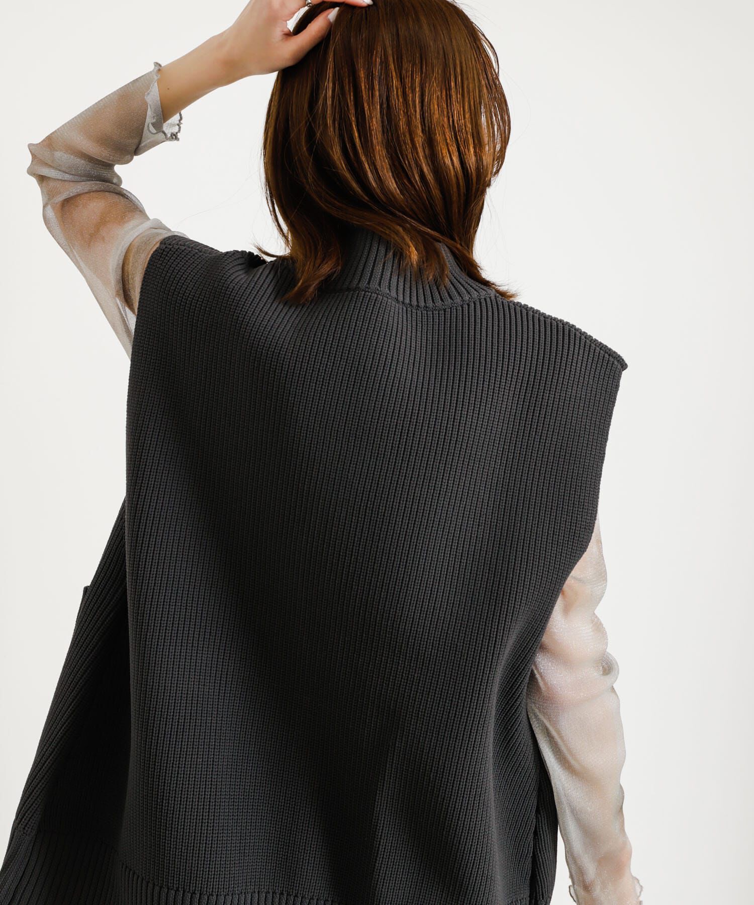 SENSE OF PLACE by URBAN RESEARCH「ジップニットベスト」|ベスト・ジレ|