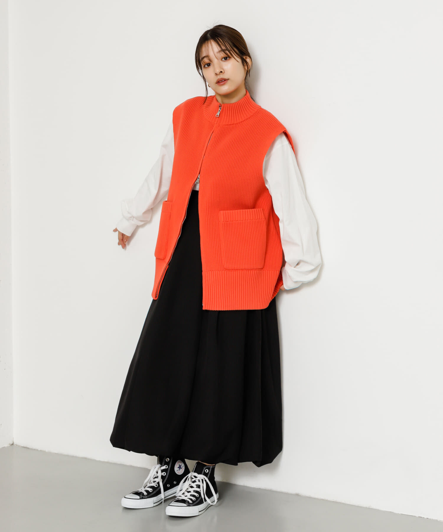 SENSE OF PLACE by URBAN RESEARCH「ジップニットベスト」|ベスト・ジレ|