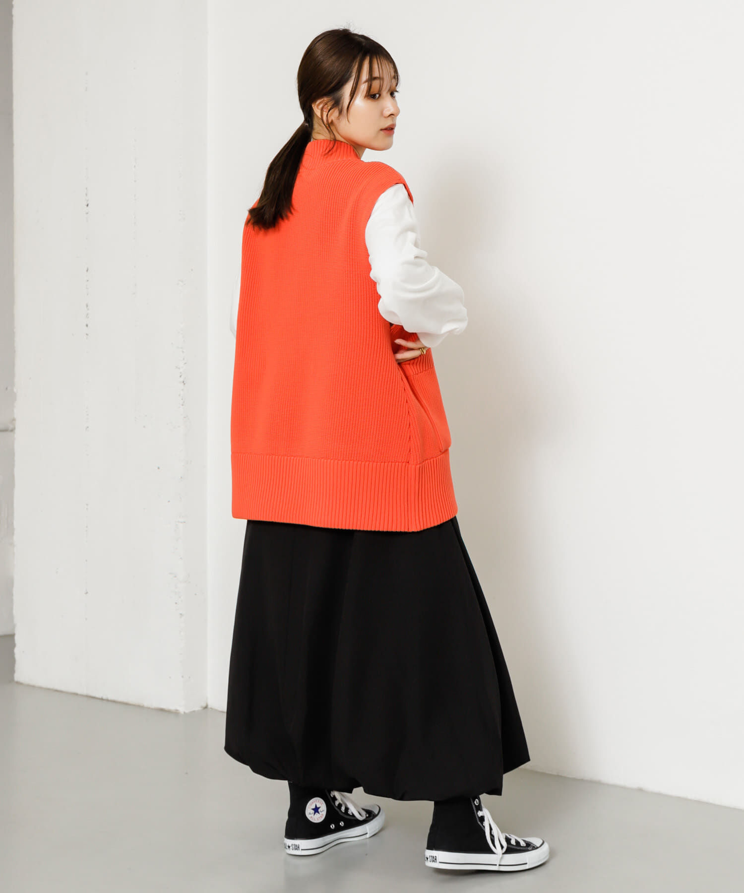 SENSE OF PLACE by URBAN RESEARCH「ジップニットベスト」|ベスト・ジレ|