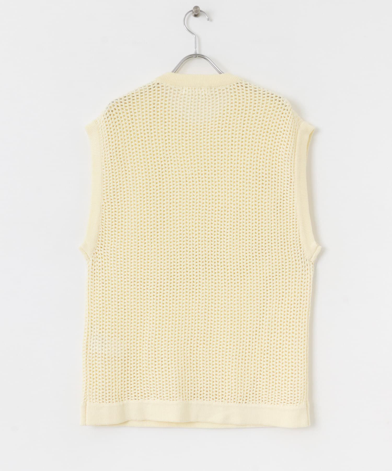 SENSE OF PLACE by URBAN RESEARCH「シアーメッシュニットベスト」|ベスト・ジレ|