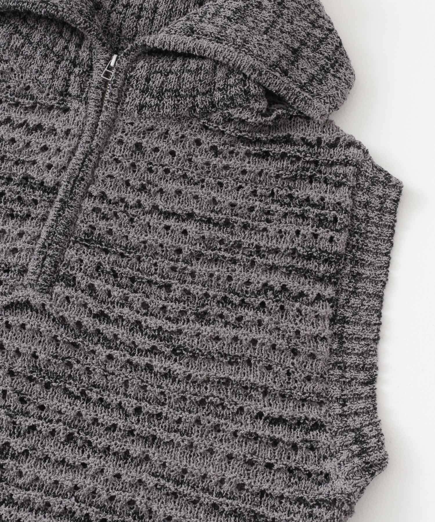 SENSE OF PLACE by URBAN RESEARCH「ミックスメランジハーフジップニットベスト」|ベスト・ジレ|