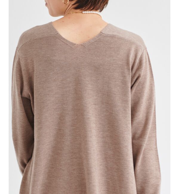 le.coeur blanc「フレアVネックプルオーバー」|ニット・セーター|