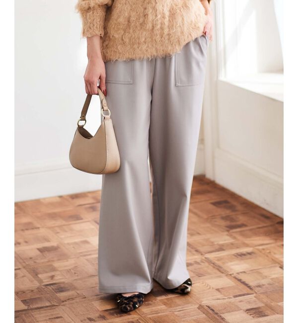 le.coeur blanc「ビートウォームイージーワイドパンツ」|その他|