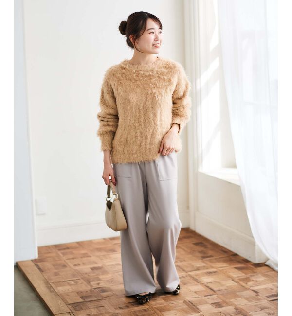 le.coeur blanc「ビートウォームイージーワイドパンツ」|その他|