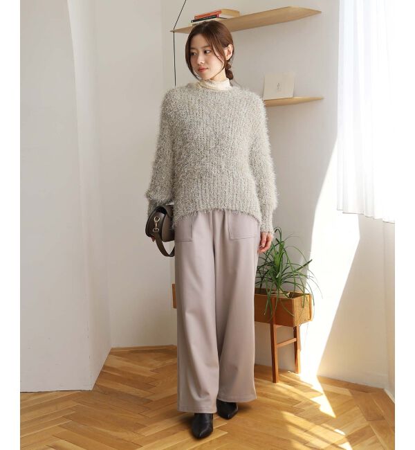 le.coeur blanc「ビートウォームイージーワイドパンツ」|その他|