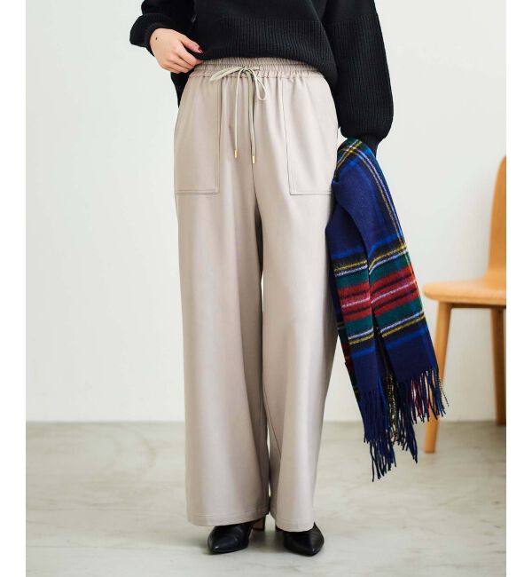 le.coeur blanc「ビートウォームイージーワイドパンツ」|その他|