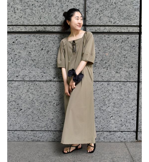  「《接触冷感》ナイロンストレッチ2WAYワンピース」|ワンピース|