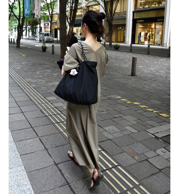  「《接触冷感》ナイロンストレッチ2WAYワンピース」|ワンピース|