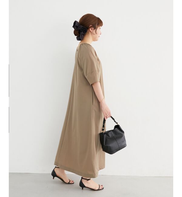  「《接触冷感》ナイロンストレッチ2WAYワンピース」|ワンピース|