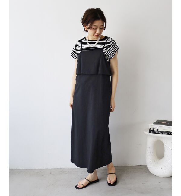  「《手洗い可能》柄編みボーダーフレンチニット」|ニット・セーター|