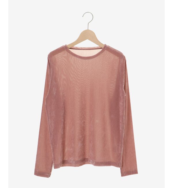  「シアーベロアロンT」|Tシャツ・カットソー|