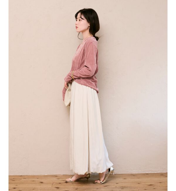  「シアーベロアロンT」|Tシャツ・カットソー|