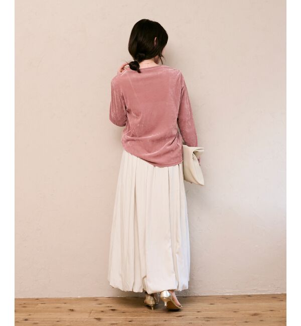  「シアーベロアロンT」|Tシャツ・カットソー|