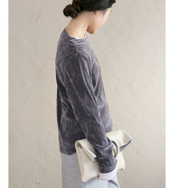  「シアーベロアロンT」|Tシャツ・カットソー|