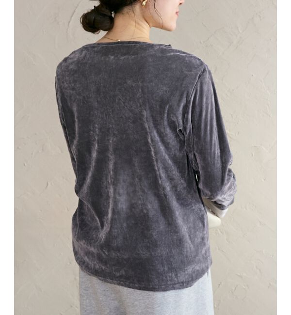  「シアーベロアロンT」|Tシャツ・カットソー|