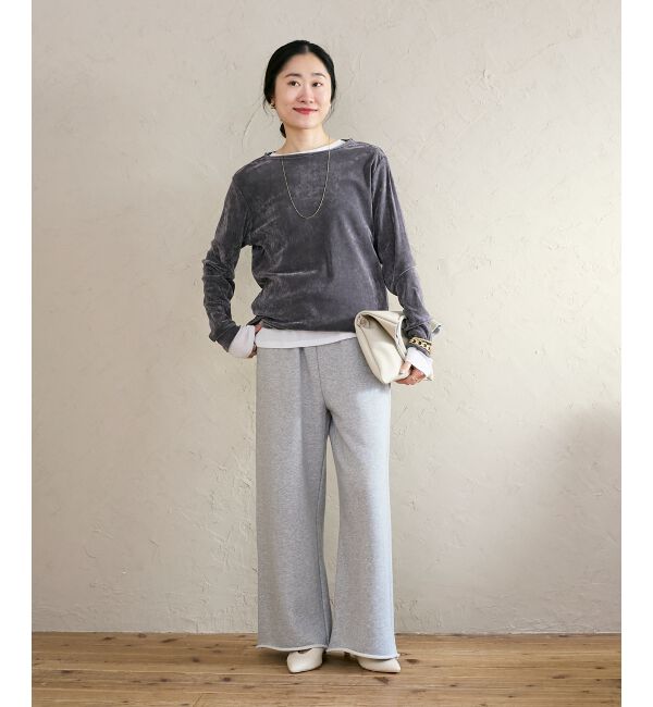  「シアーベロアロンT」|Tシャツ・カットソー|