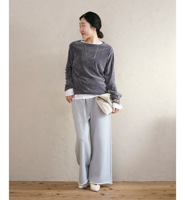  「シアーベロアロンT」|Tシャツ・カットソー|