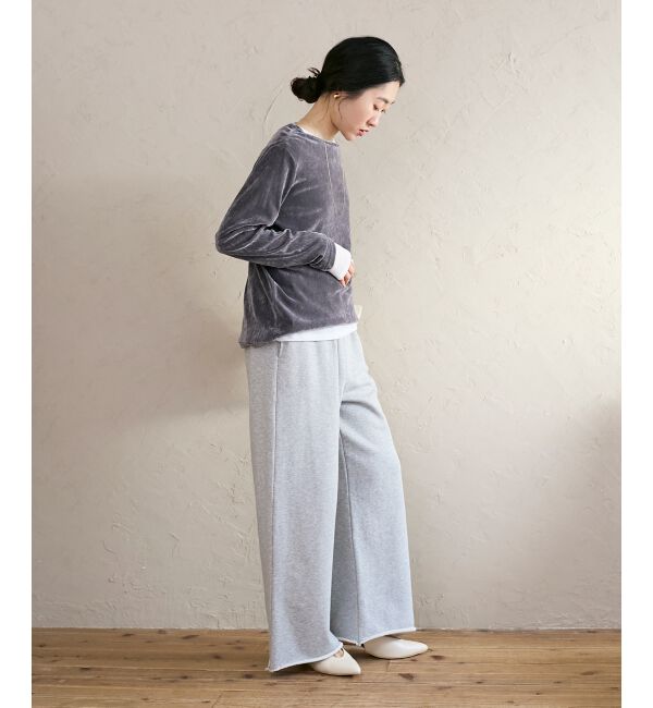  「シアーベロアロンT」|Tシャツ・カットソー|