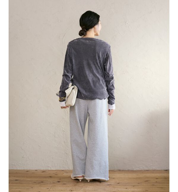  「シアーベロアロンT」|Tシャツ・カットソー|