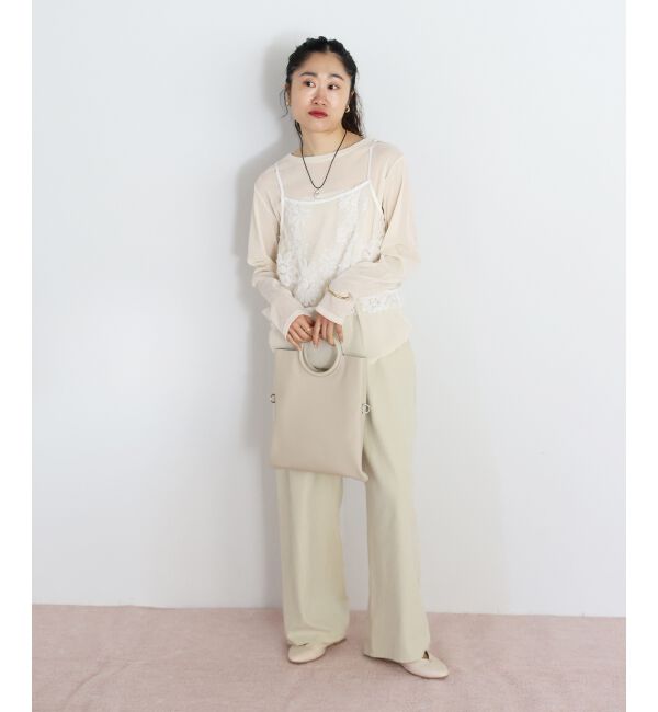  「シアーベロアロンT」|Tシャツ・カットソー|