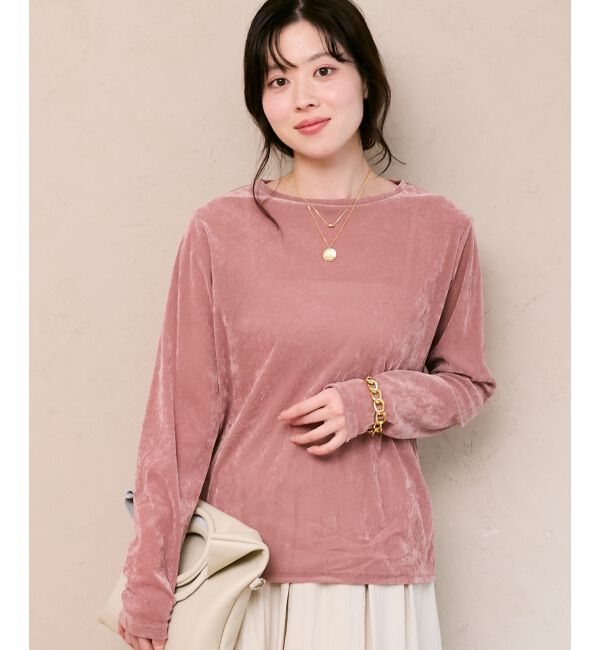  「シアーベロアロンT」|Tシャツ・カットソー|