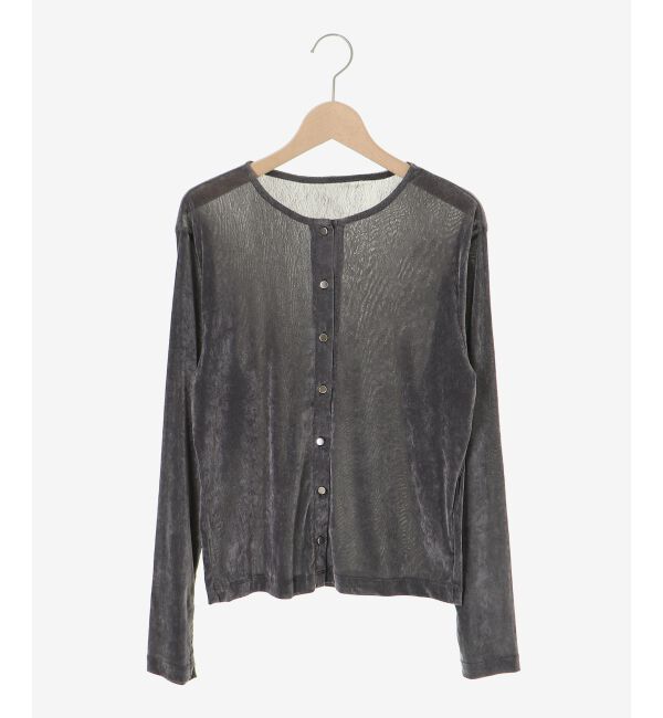  「シアーベロアカーデ」|カーディガン|