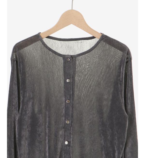  「シアーベロアカーデ」|カーディガン|