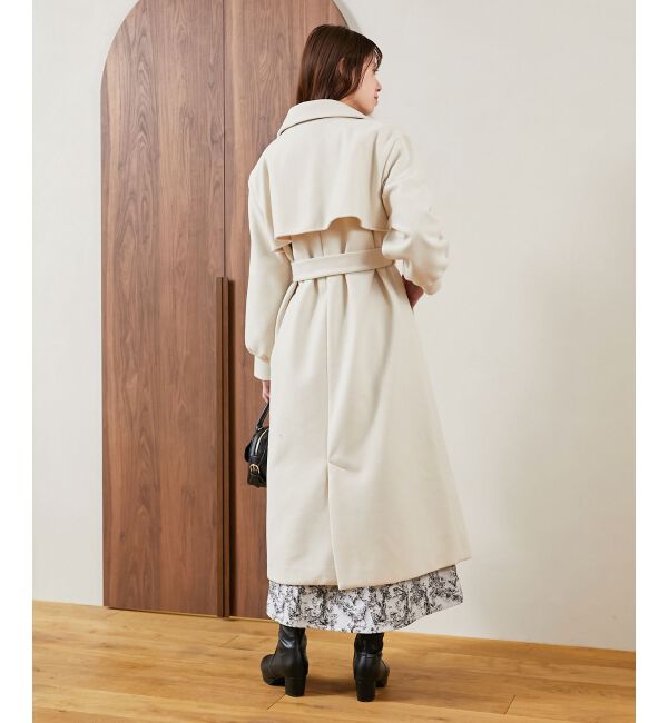 MAJESTICLEGON「バックデザインチェスターコート」|チェスターコート|