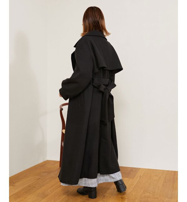MAJESTICLEGON「バックデザインチェスターコート」|チェスターコート|