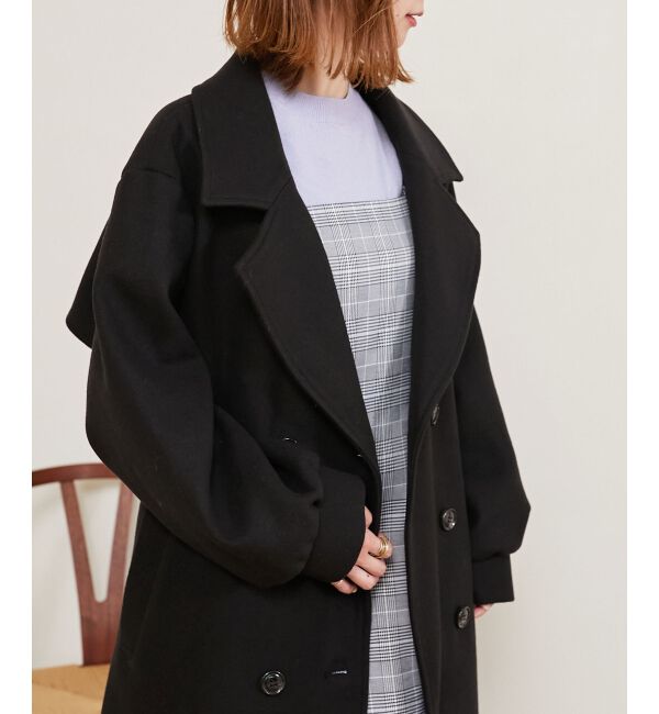 MAJESTICLEGON「バックデザインチェスターコート」|チェスターコート|