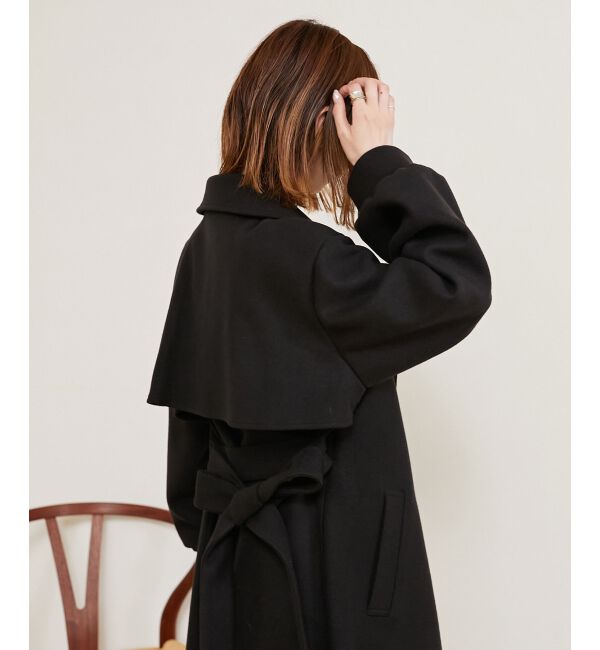 MAJESTICLEGON「バックデザインチェスターコート」|チェスターコート|