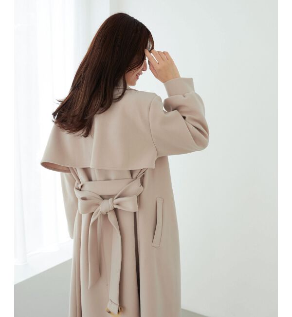 MAJESTICLEGON「バックデザインチェスターコート」|チェスターコート|