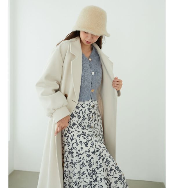 MAJESTICLEGON「バックデザインチェスターコート」|チェスターコート|