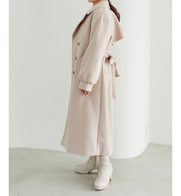 MAJESTICLEGON「バックデザインチェスターコート」|チェスターコート|