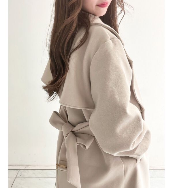 MAJESTICLEGON「バックデザインチェスターコート」|チェスターコート|