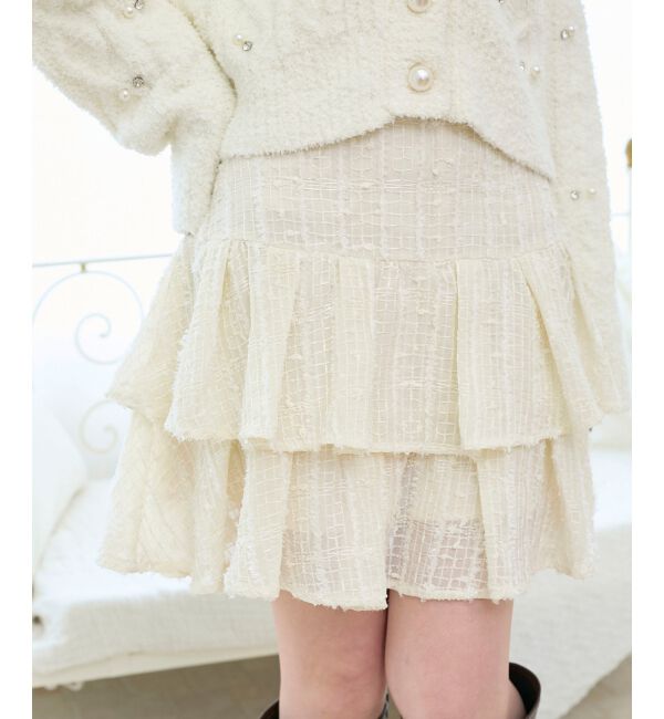  「キラふわシアーミニスカパン」|スカート|